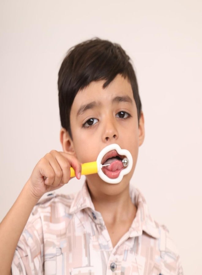 أداة تمارين اللسان من شركة أبلي ذات الجودة السريرية | دعم تدريب عضلات الفم وعلاج النطق (أزرق) - Image 2